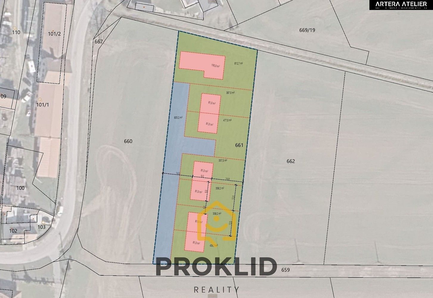 Pozemek pro bydlení · Brodek u Prostějova - Sněhotice, okres Prostějov, Olomoucký kraj - 4