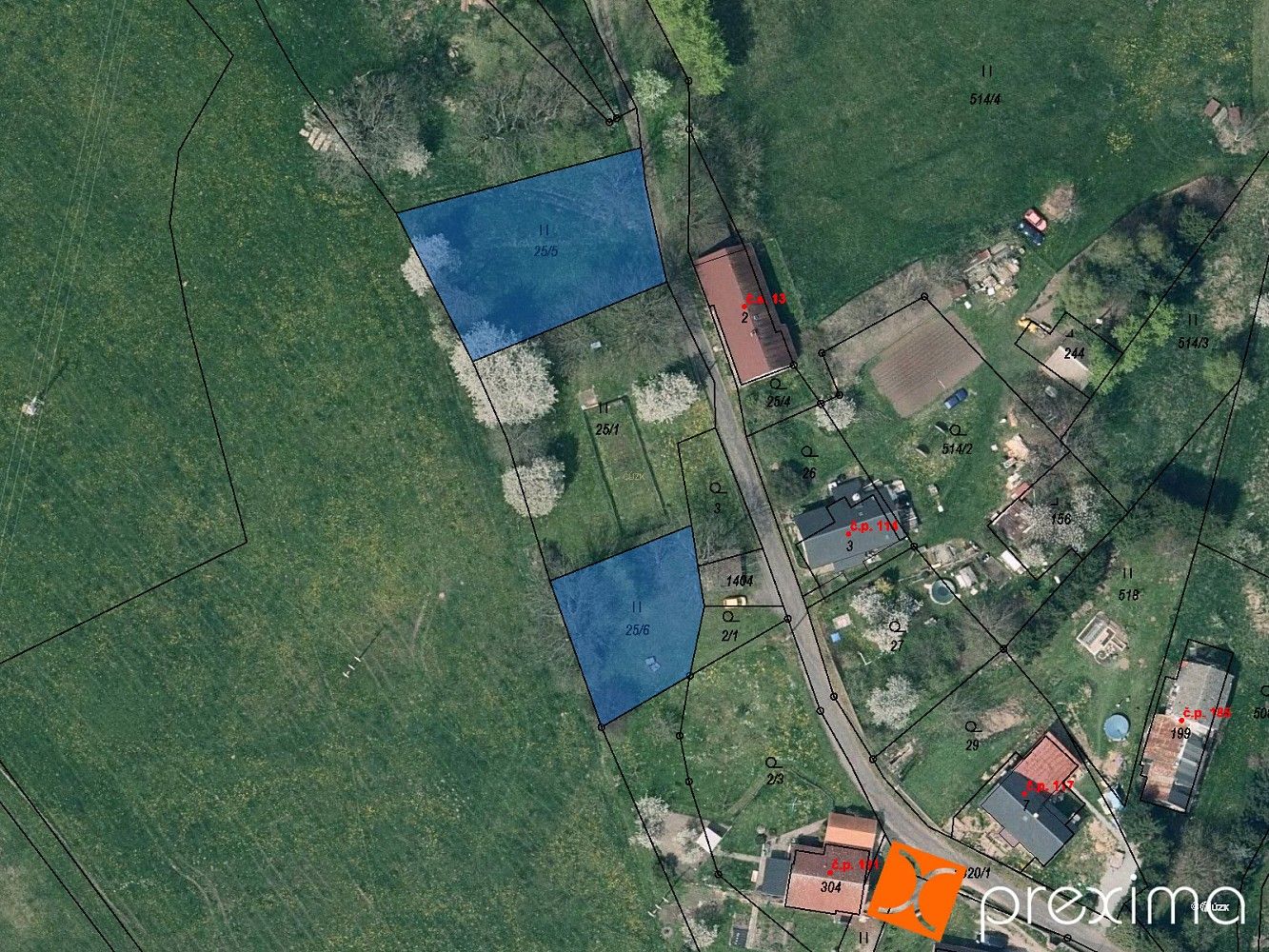 Pozemek pro bydlení, 54 m²