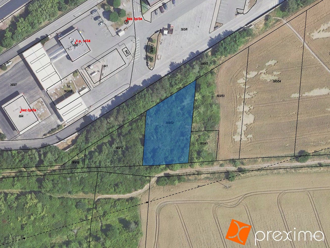 Komerční pozemek, 1 656 m²