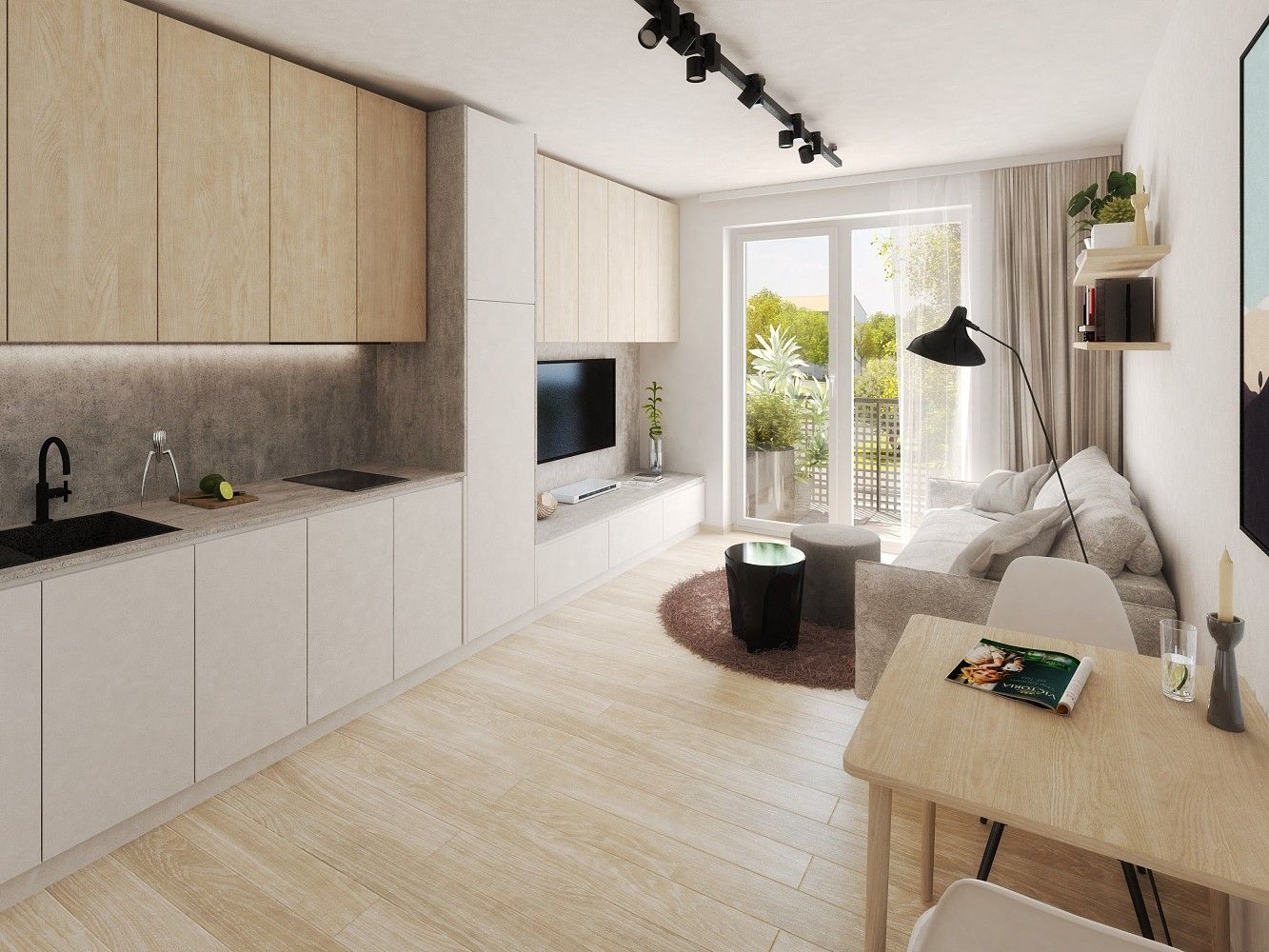 Prodej byt 1+kk - Milovice - Mladá, okres Nymburk, Středočeský kraj, 25 m² - 2