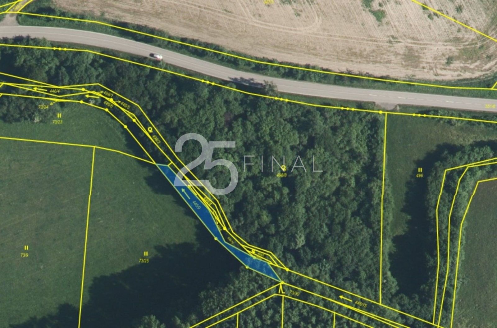 Prodej zemědělský pozemek - Sobotka Kdanice, 5 536 m² - 2