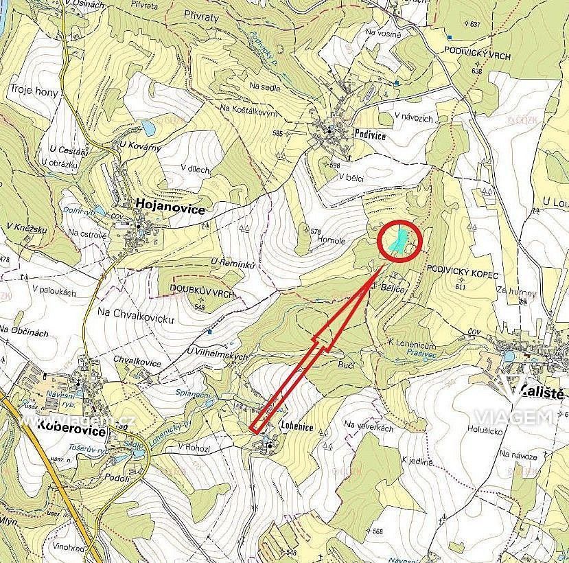 Prodej les - Kaliště, okres Pelhřimov, Kraj Vysočina - 5