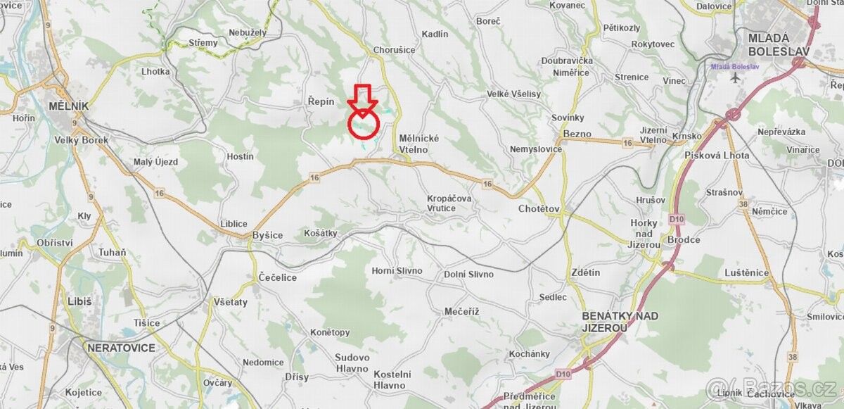 Pozemky pro bydlení, Mělnické Vtelno, 277 38