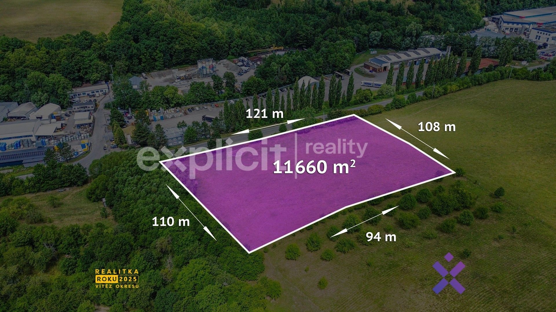 Komerční pozemky, Slušovice, 11 660 m² - 1