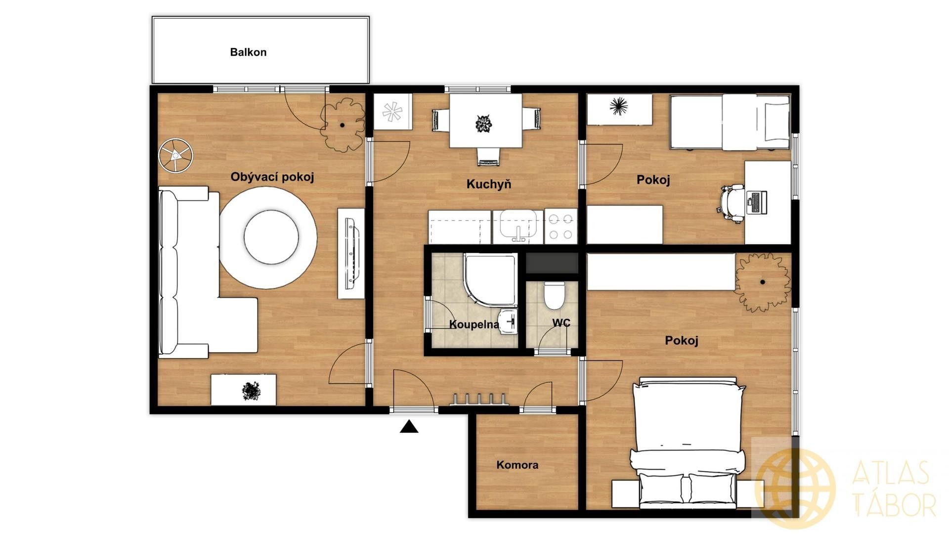 3+1, Ratibořské Hory, 60 m² - 2