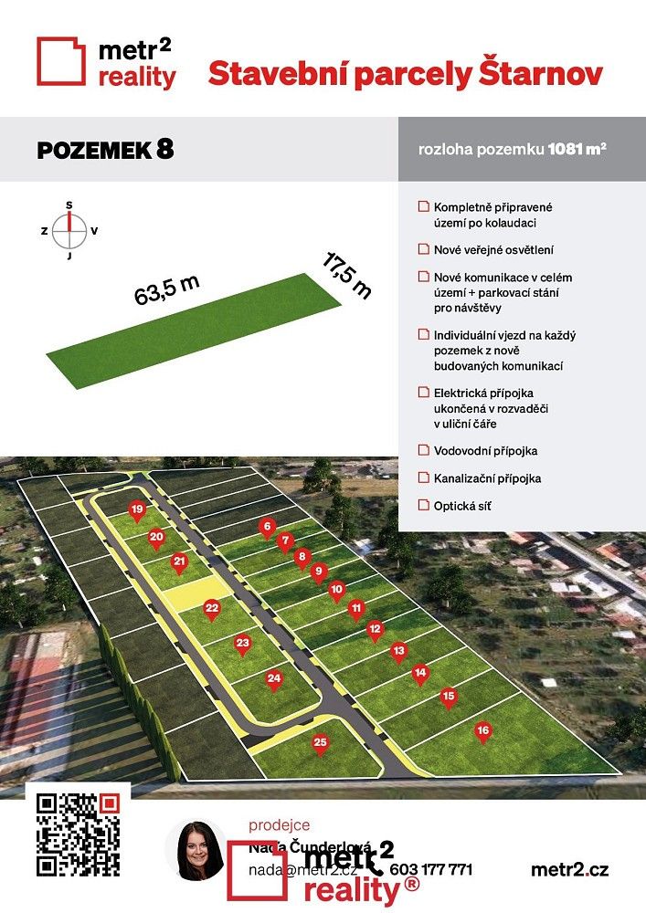Pozemky pro bydlení, Štarnov, okres Olomouc - 2