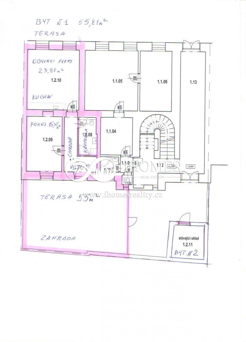 2+kk, náměstí Svobody, Jihlava, 111 m²
