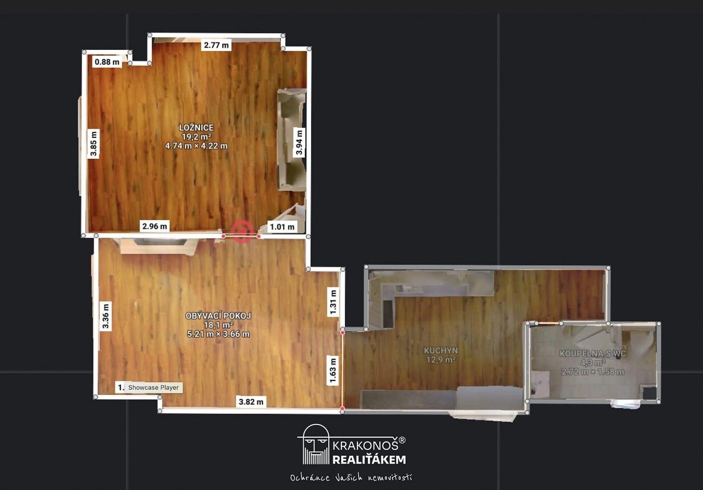 2+kk, Hranice - Hranice I-Město, okres Přerov, Olomoucký kraj, 55 m² - 2