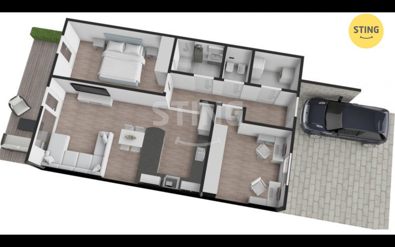 Prodej rodinný dům - Stiborská, Kobeřice, 75 m² - 5