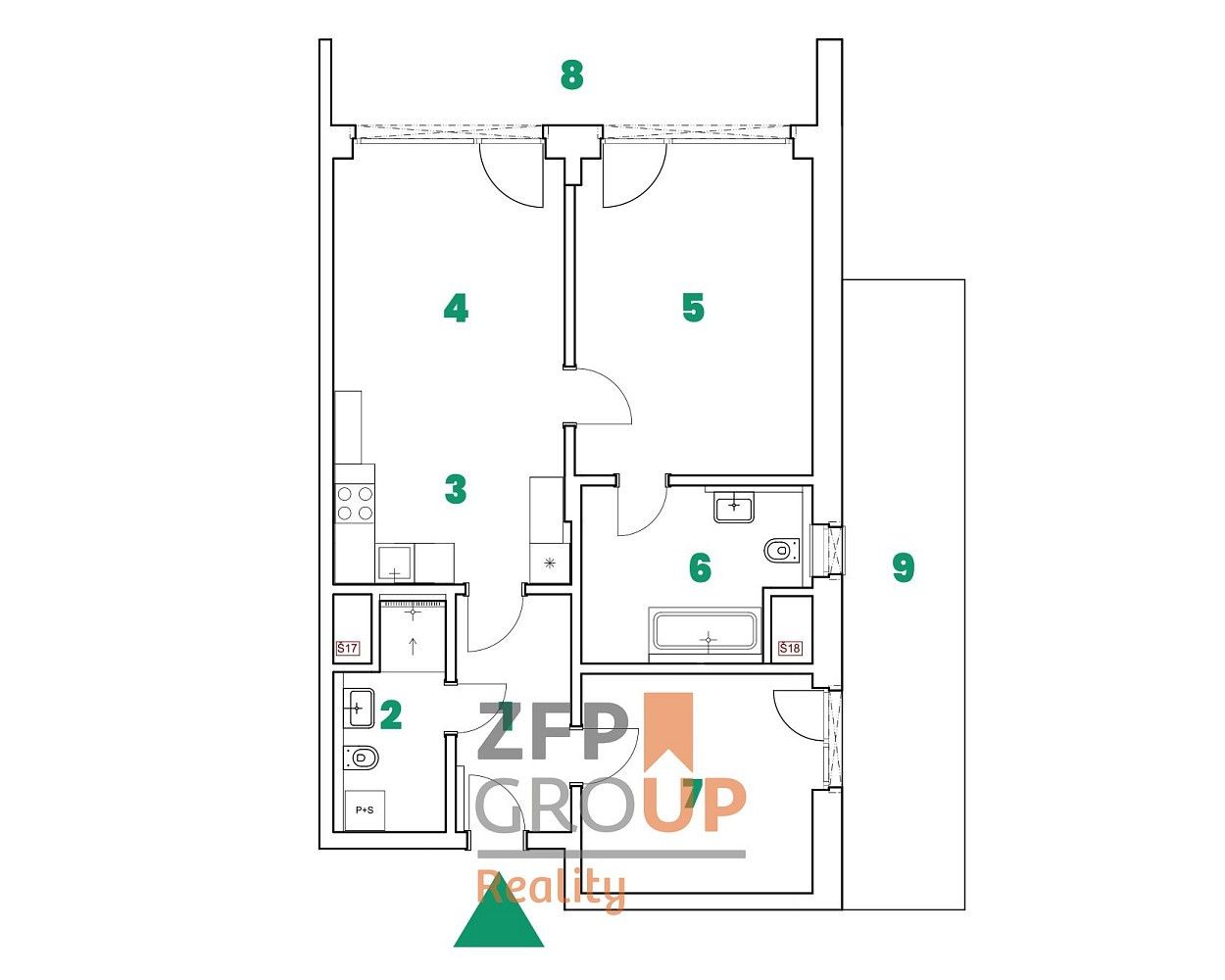 Byt 3+kk · 77 m² · Mladá Boleslav - Michalovice, Středočeský kraj - 4