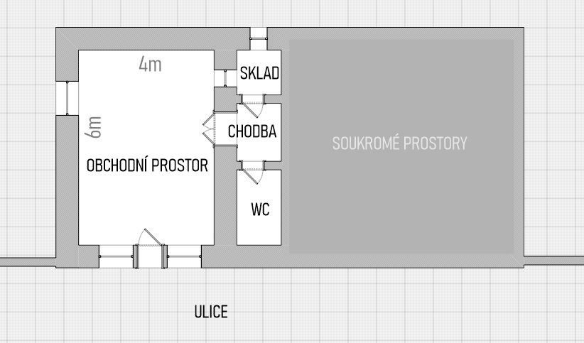 Pronájem obchodní prostory - Čáslav, 286 01