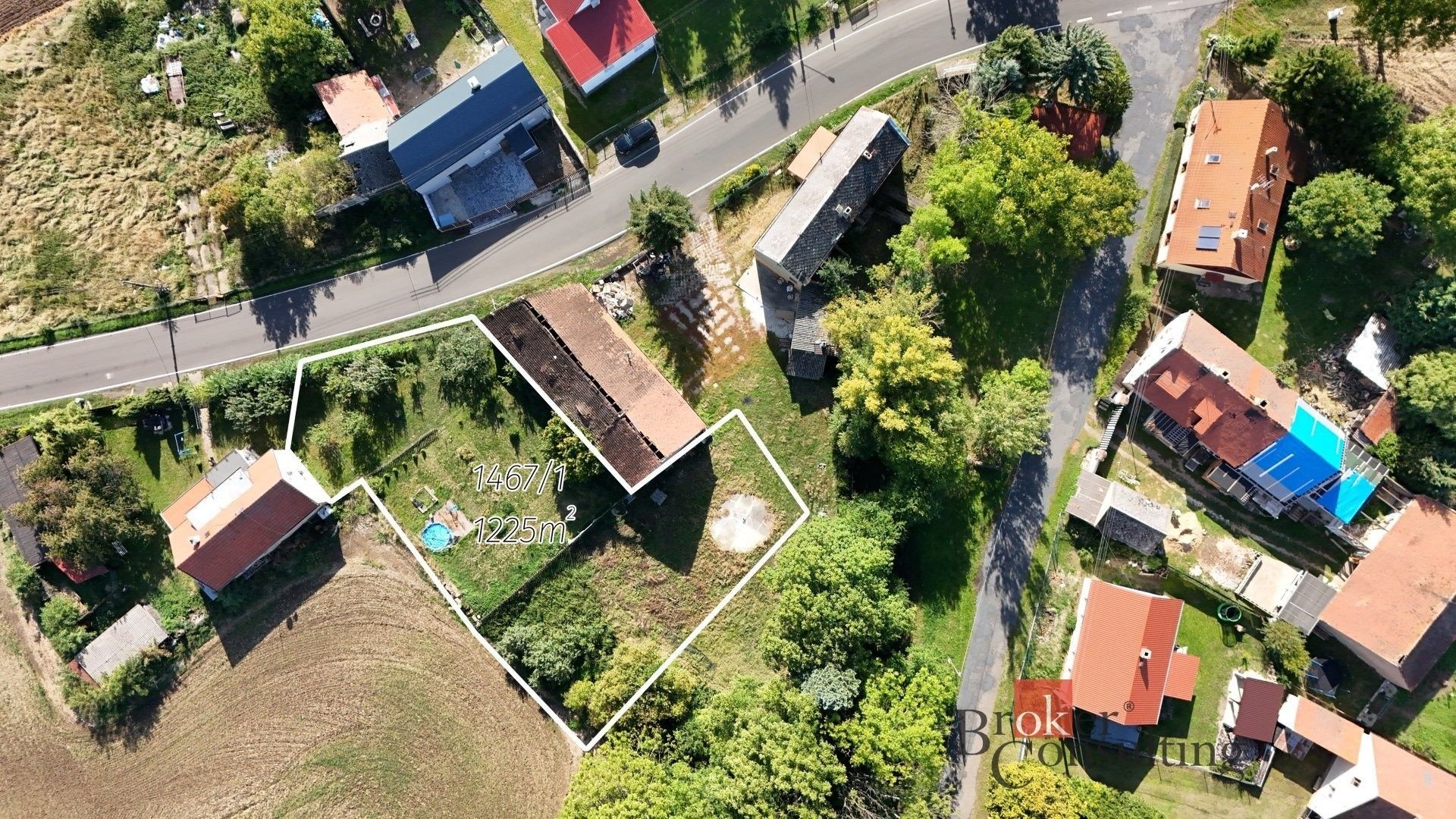 Zahrady, Němčany, Krásný Dvůr, 1 225 m² - 1