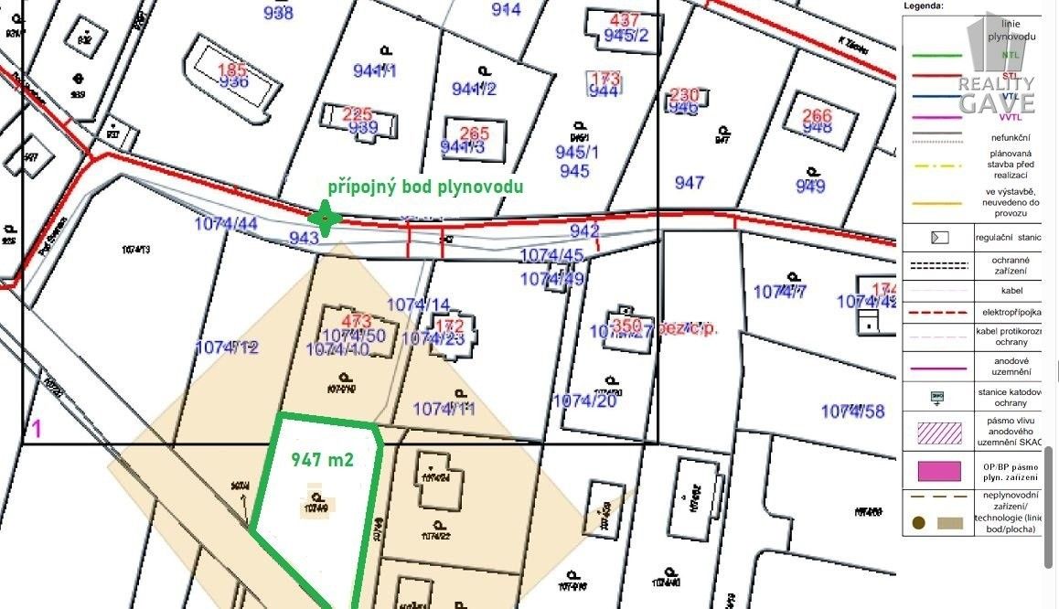 Pozemek pro bydlení · 947 m² · Hlásná Třebaň - 3