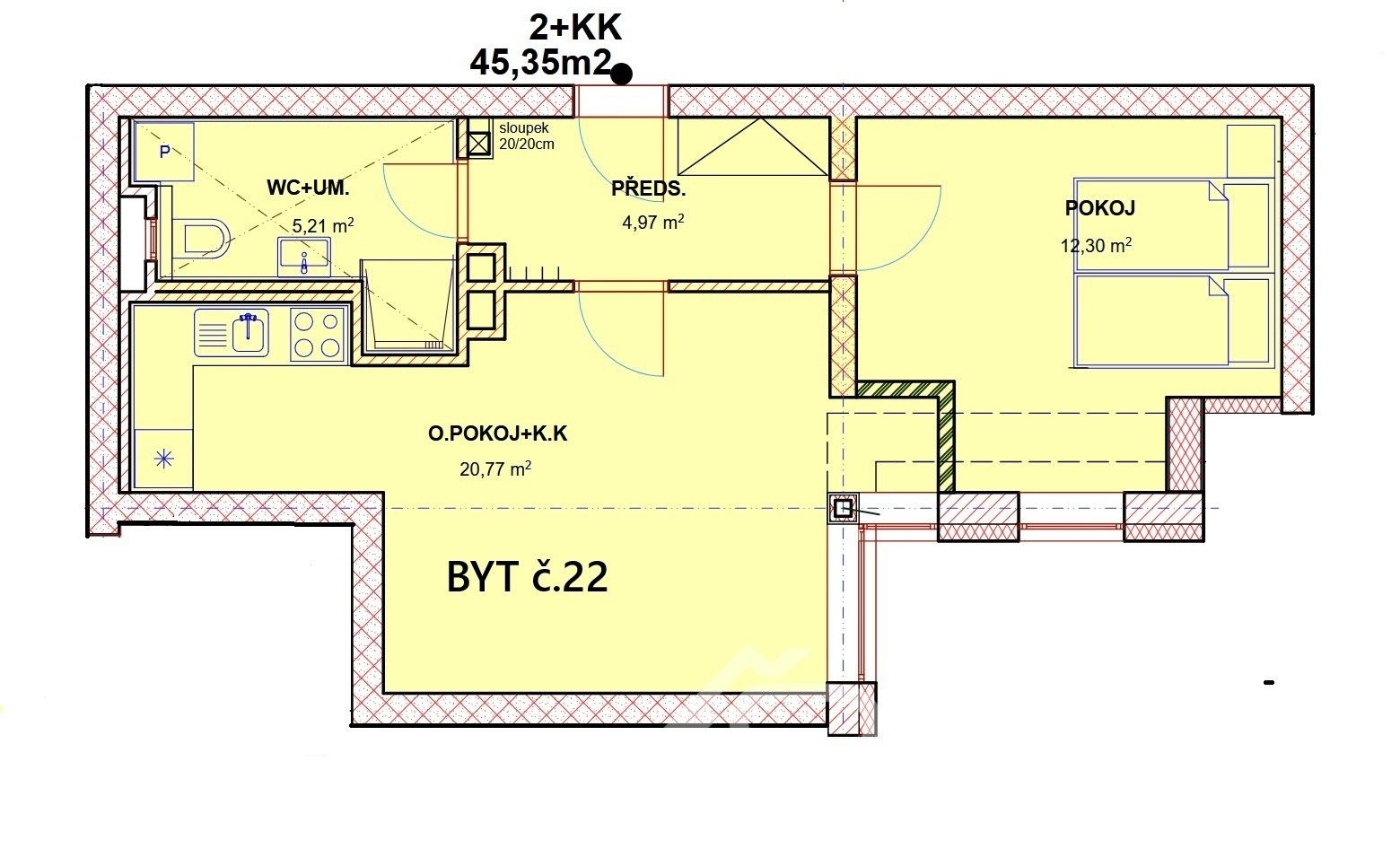 2+kk, Česká,Kašperské Hory,Kašperské Hory, 45 m² - 1