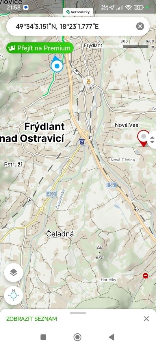 Pozemky pro bydlení, Frýdlant nad Ostravicí