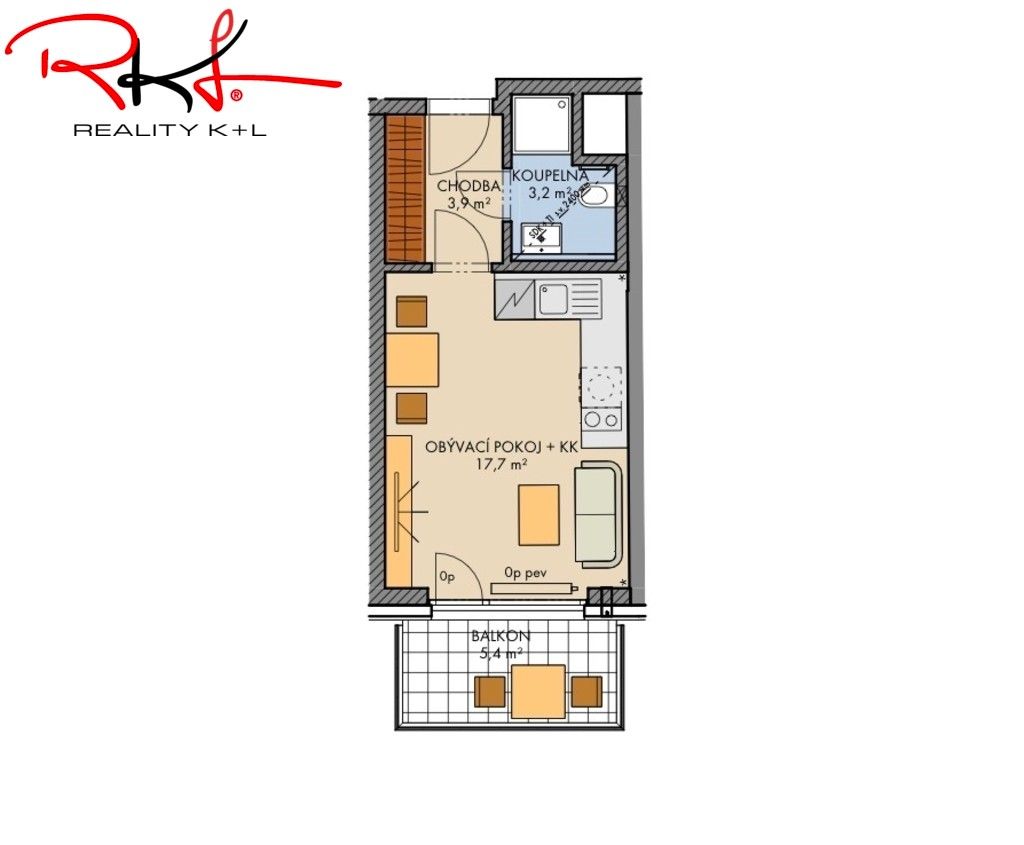 Byt 1+kk · 31 m² · Praha Chodov - 3