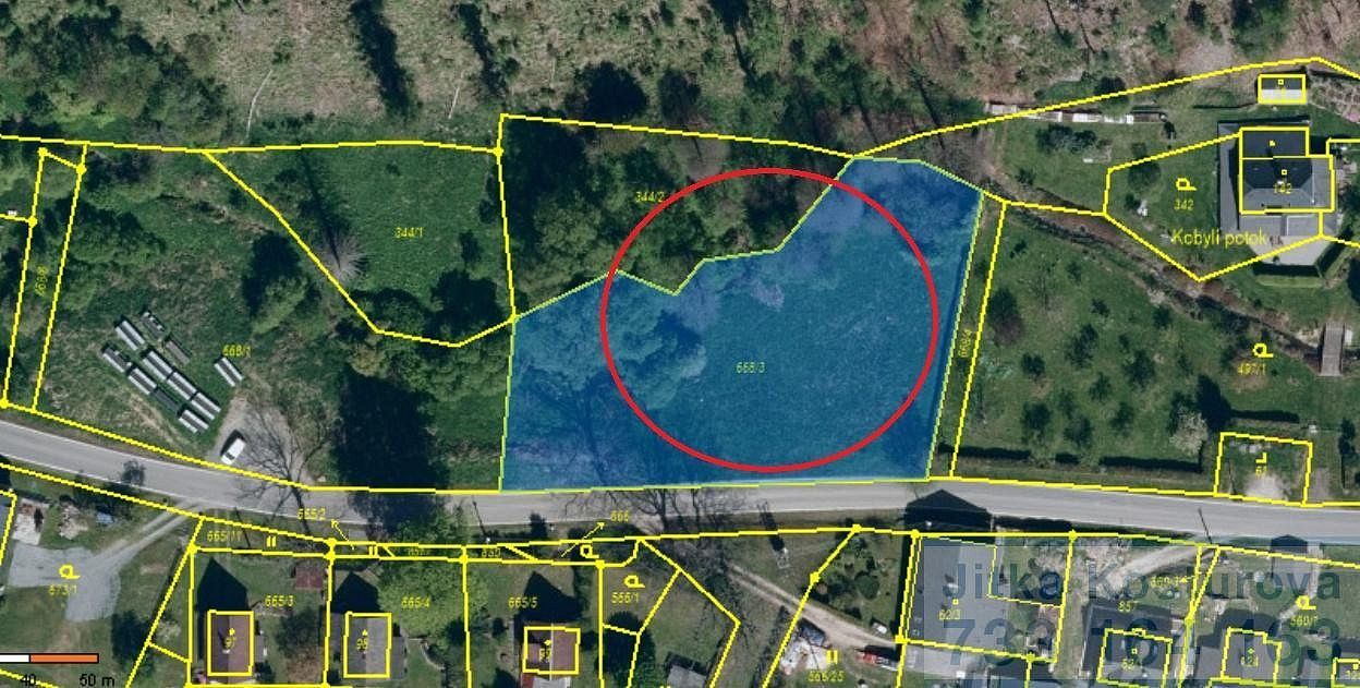 Pozemek pro bydlení · Hošťálkovy - Staré Purkartice, okres Bruntál, Moravskoslezský kraj - 4