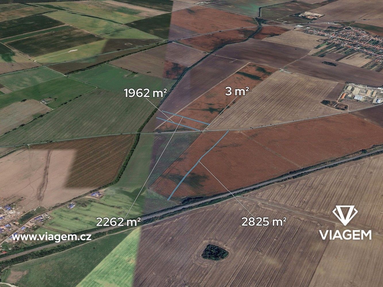 Zemědělský pozemek, 1 175 m²