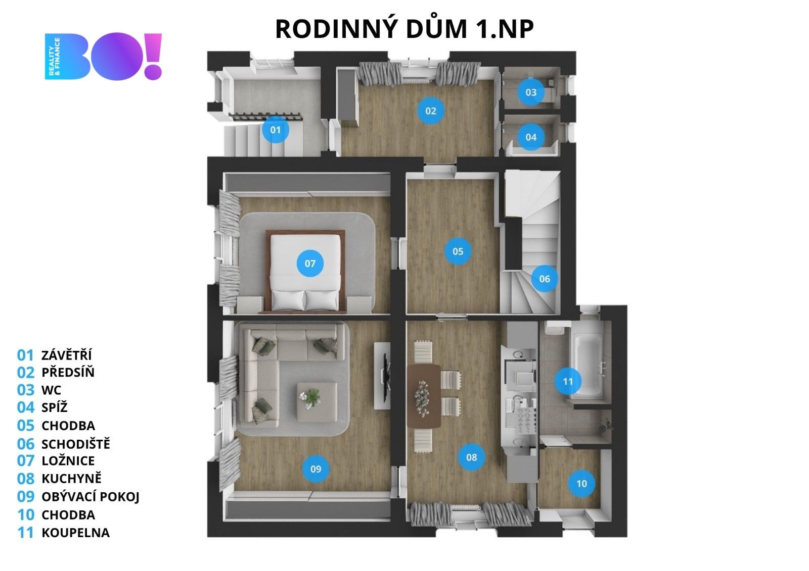 Prodej rodinný dům - Písek, 136 m² - 5