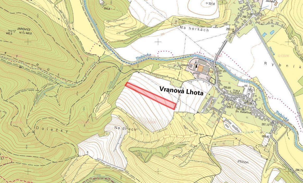 Prodej zemědělský pozemek - Vranová Lhota