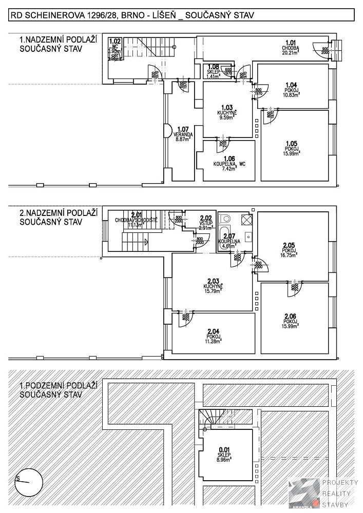 Prodej rodinný dům - Brno - Líšeň, okres Brno-město, Jihomoravský kraj, 215 m² - 5