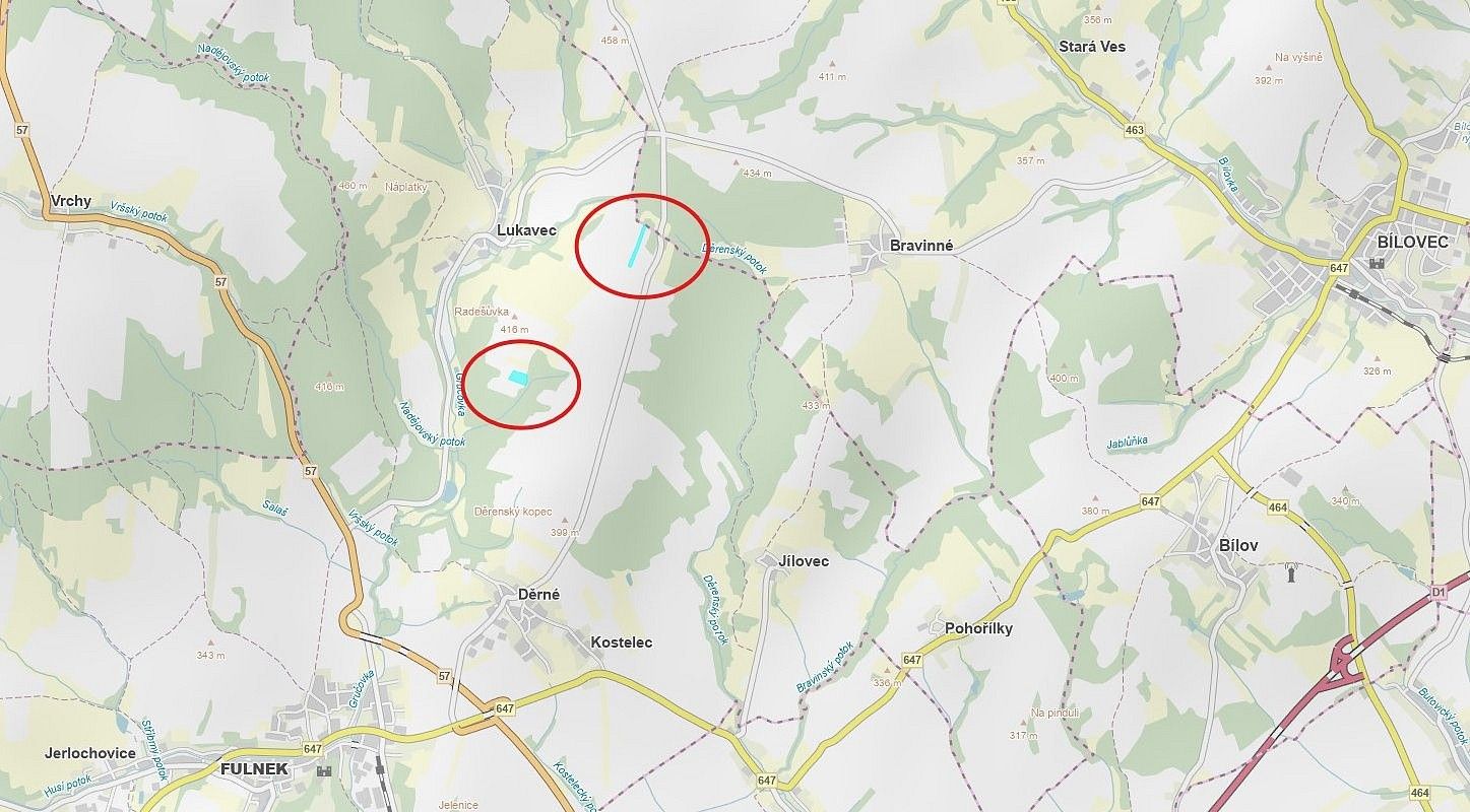 Zemědělské pozemky, Fulnek - Děrné, okres Nový Jičín, Moravskoslezský kraj - 1