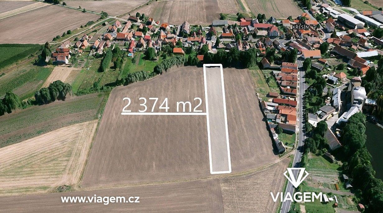 Pozemek pro bydlení · Křesín, okres Litoměřice, Ústecký kraj - 3