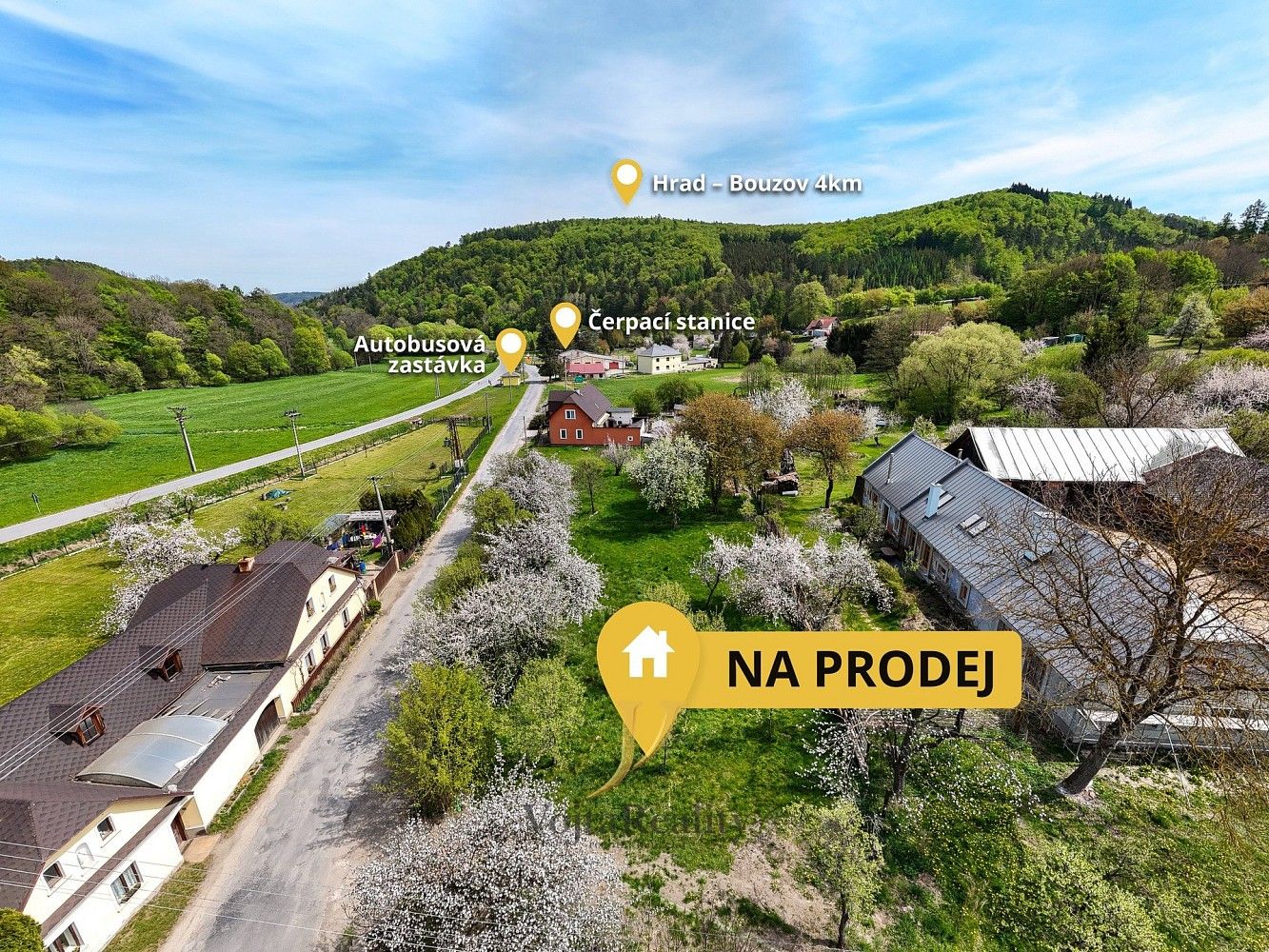 Prodej pozemek pro bydlení - Bouzov - Kozov, okres Olomouc, Olomoucký kraj - 2