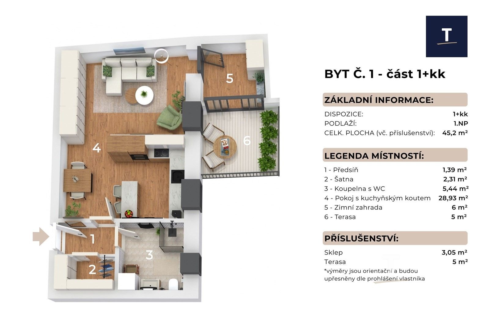 Byt · 145 m² · Banskobystrická 541, Brno Řečkovice - 4