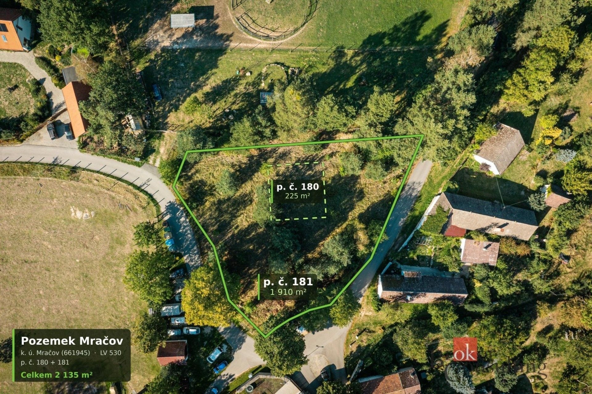 Pozemky pro bydlení, Kadov, 2 135 m² - 1