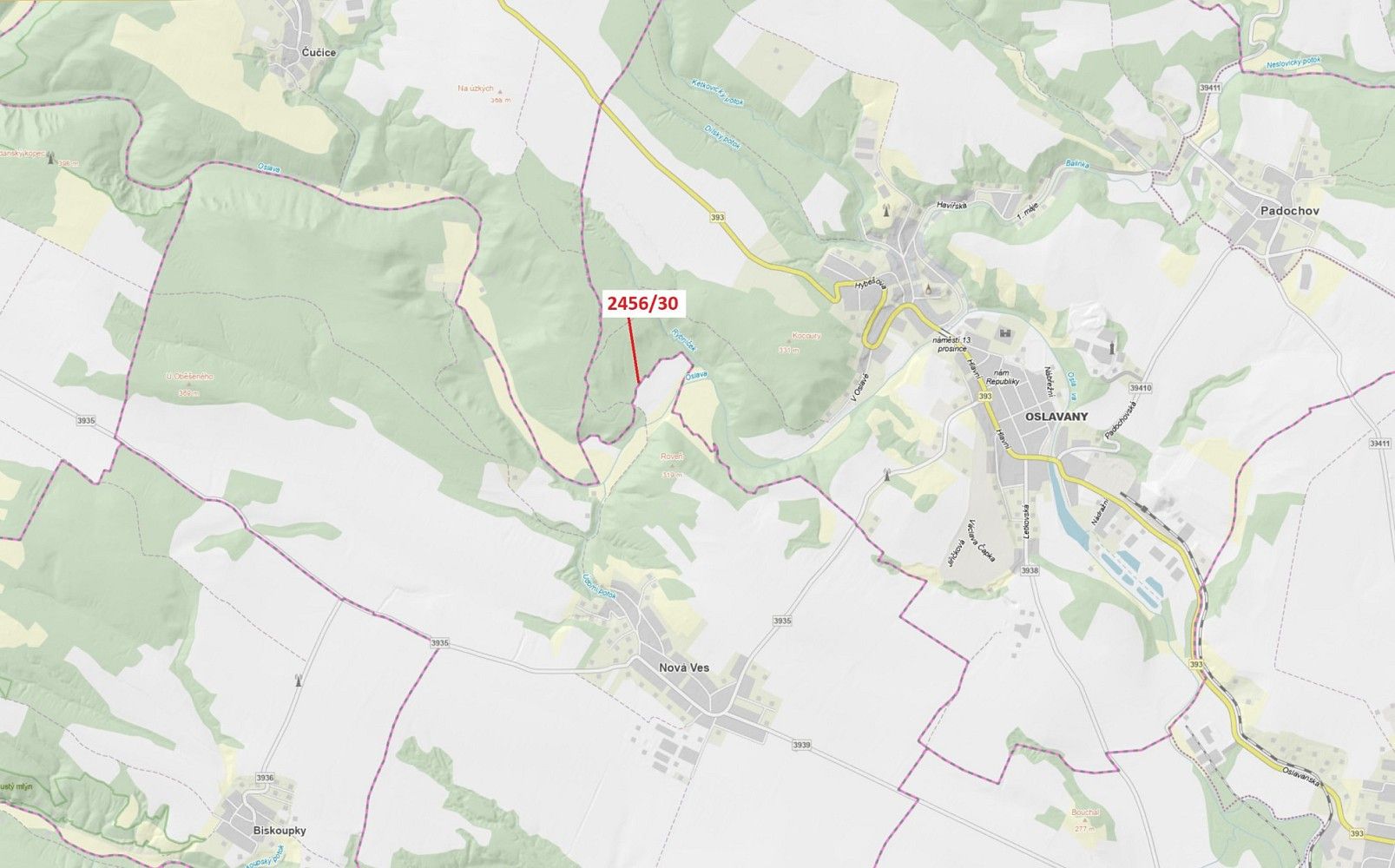Les, 56 m²