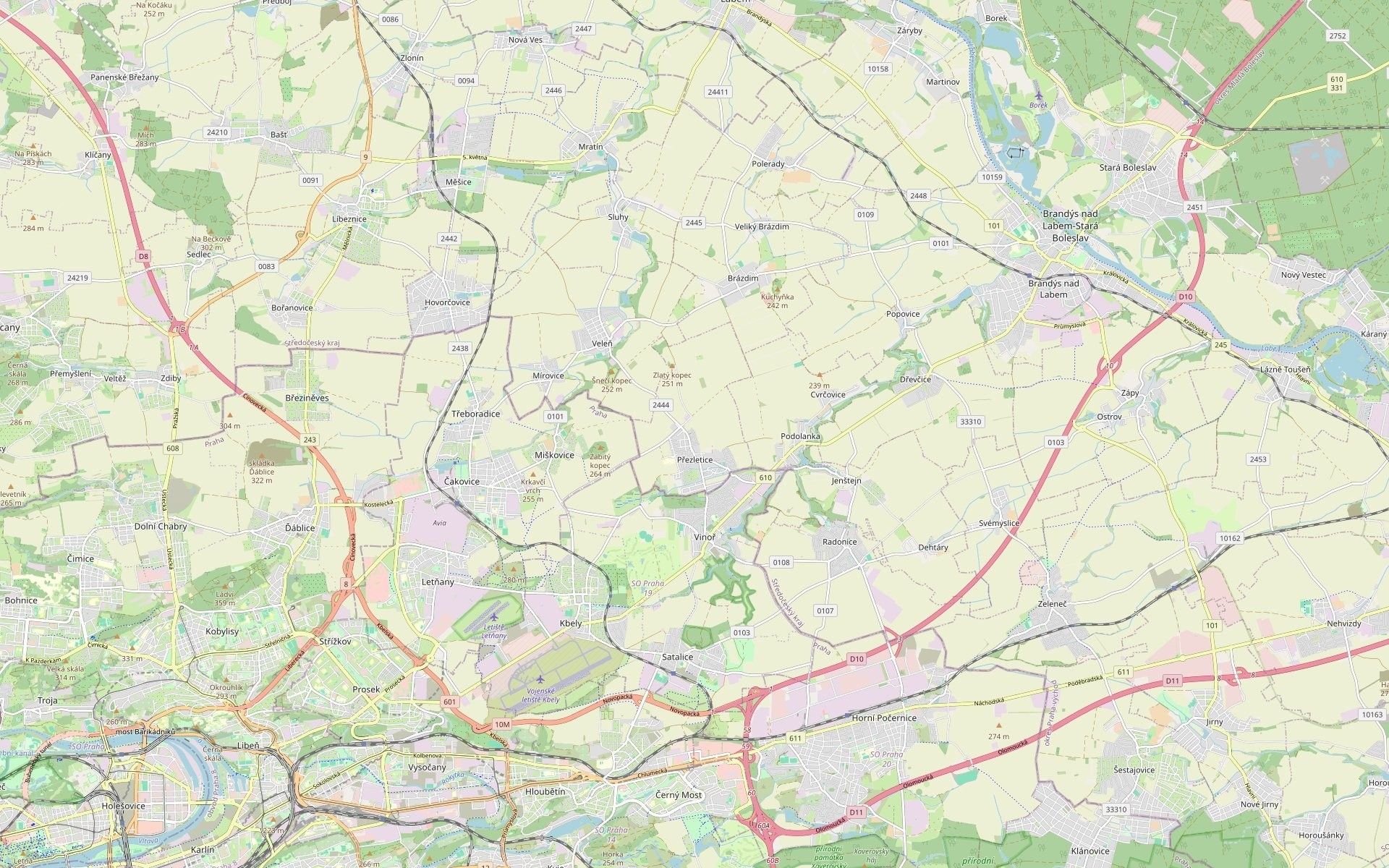 Zemědělský pozemek · 15 583 m² · Přezletice - 3