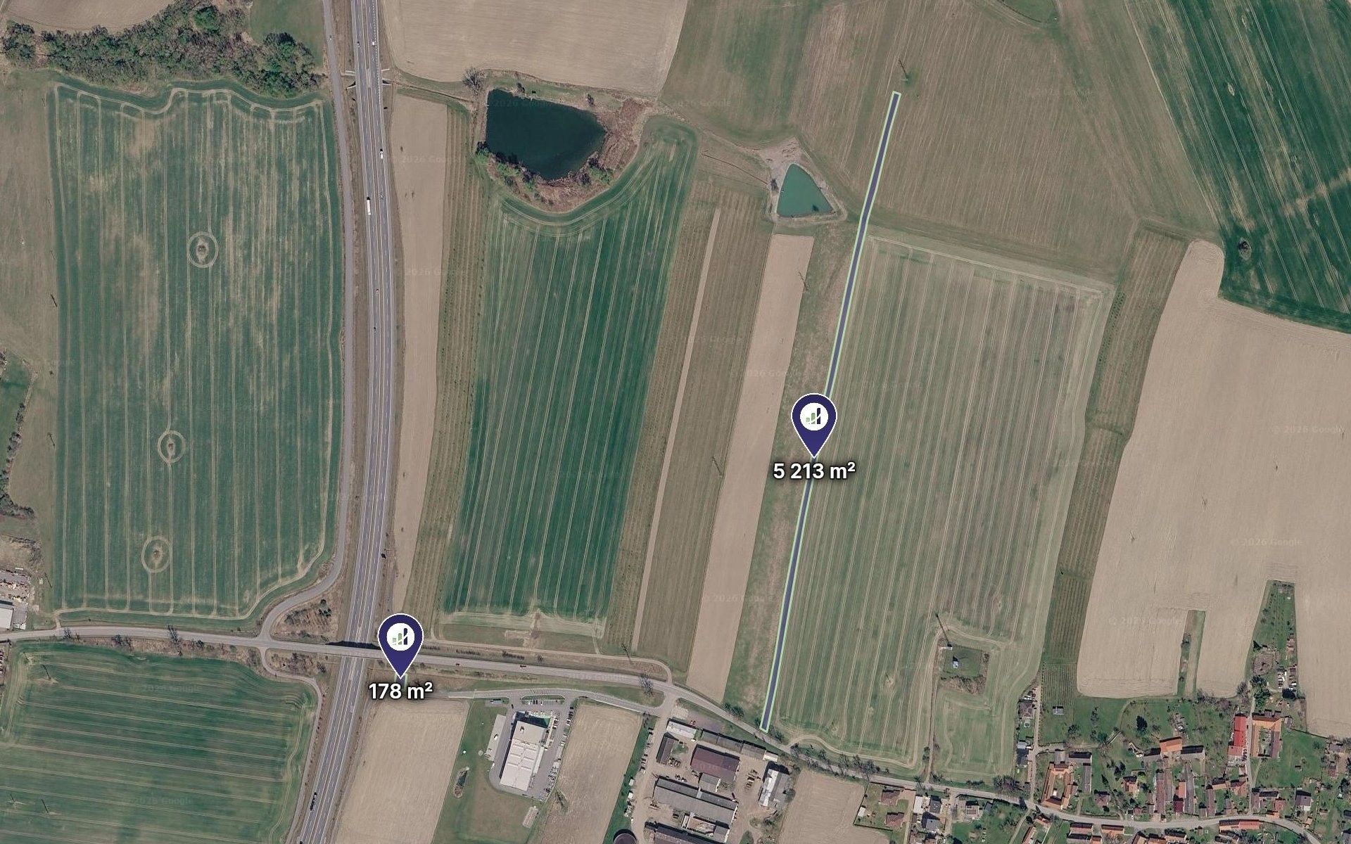 Zemědělské pozemky, Soběslav, 7 877 m² - 1