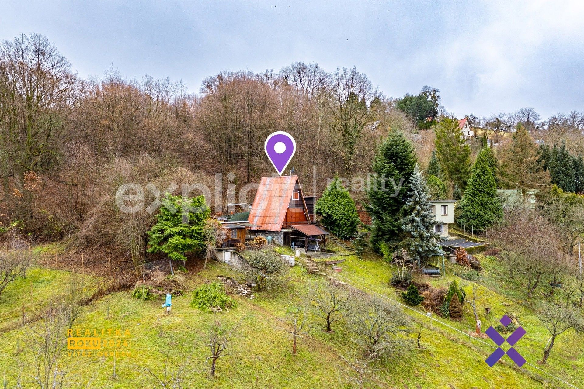 Prodej chata - Nad Pramenem, Zlín, 52 m²