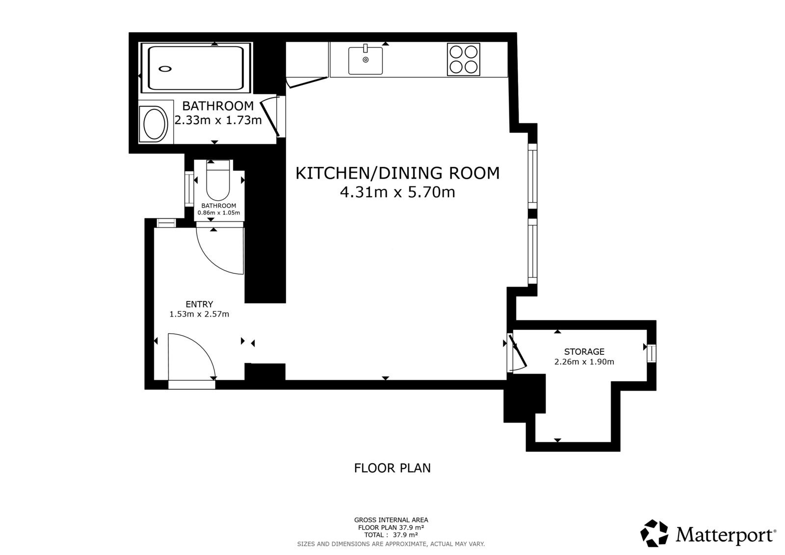 1+kk, Sekaninova, Praha Nusle, 38 m² - 2