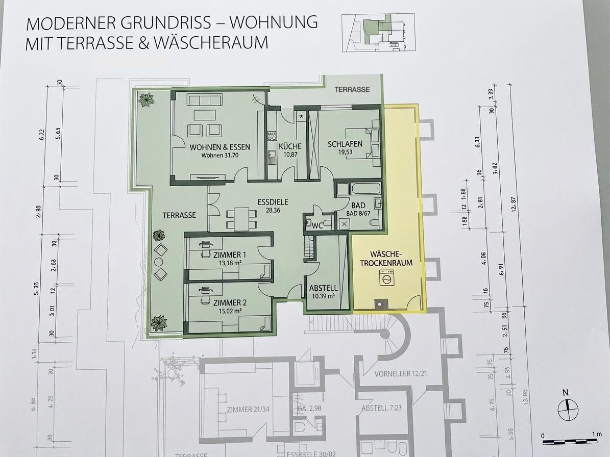 4+kk, Längenhardstr. 24 Freiburg Neuburg Baden-Württemberg 79104, 148 m² - 2