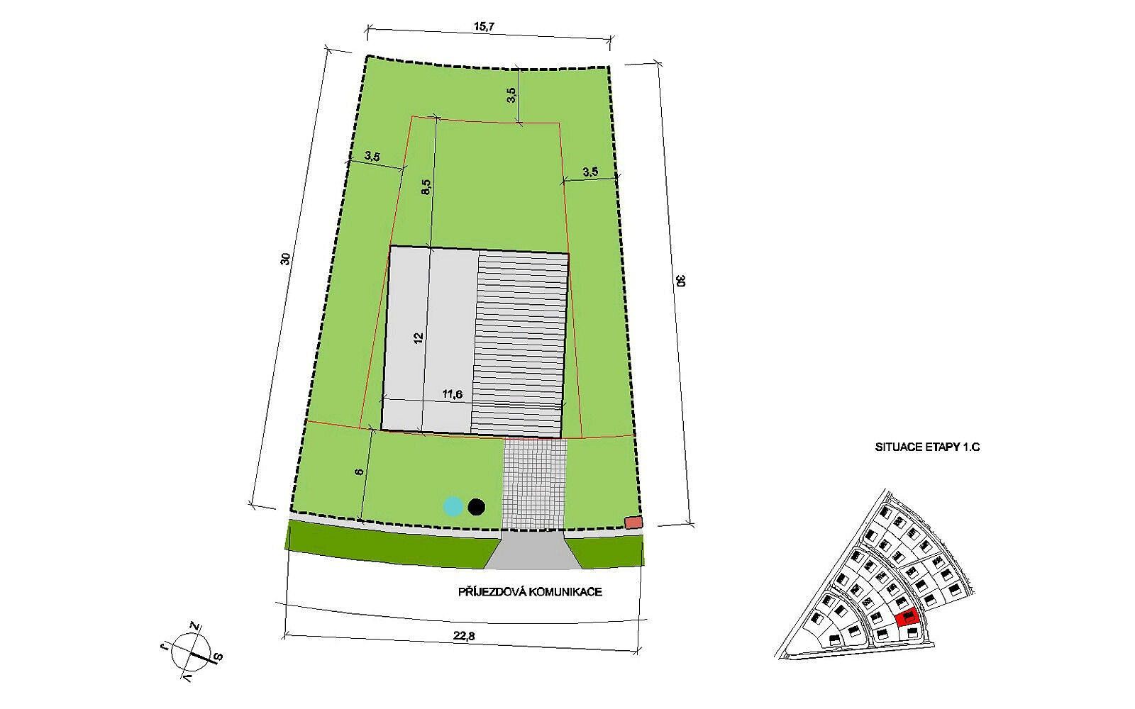 Pozemek pro bydlení, 818 m²