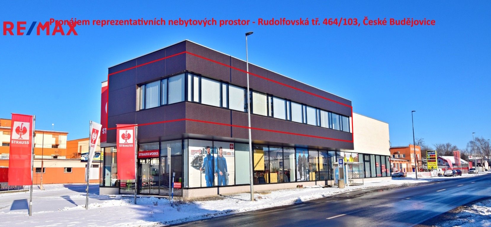Kanceláře, Rudolfovská tř., České Budějovice, 889 m²