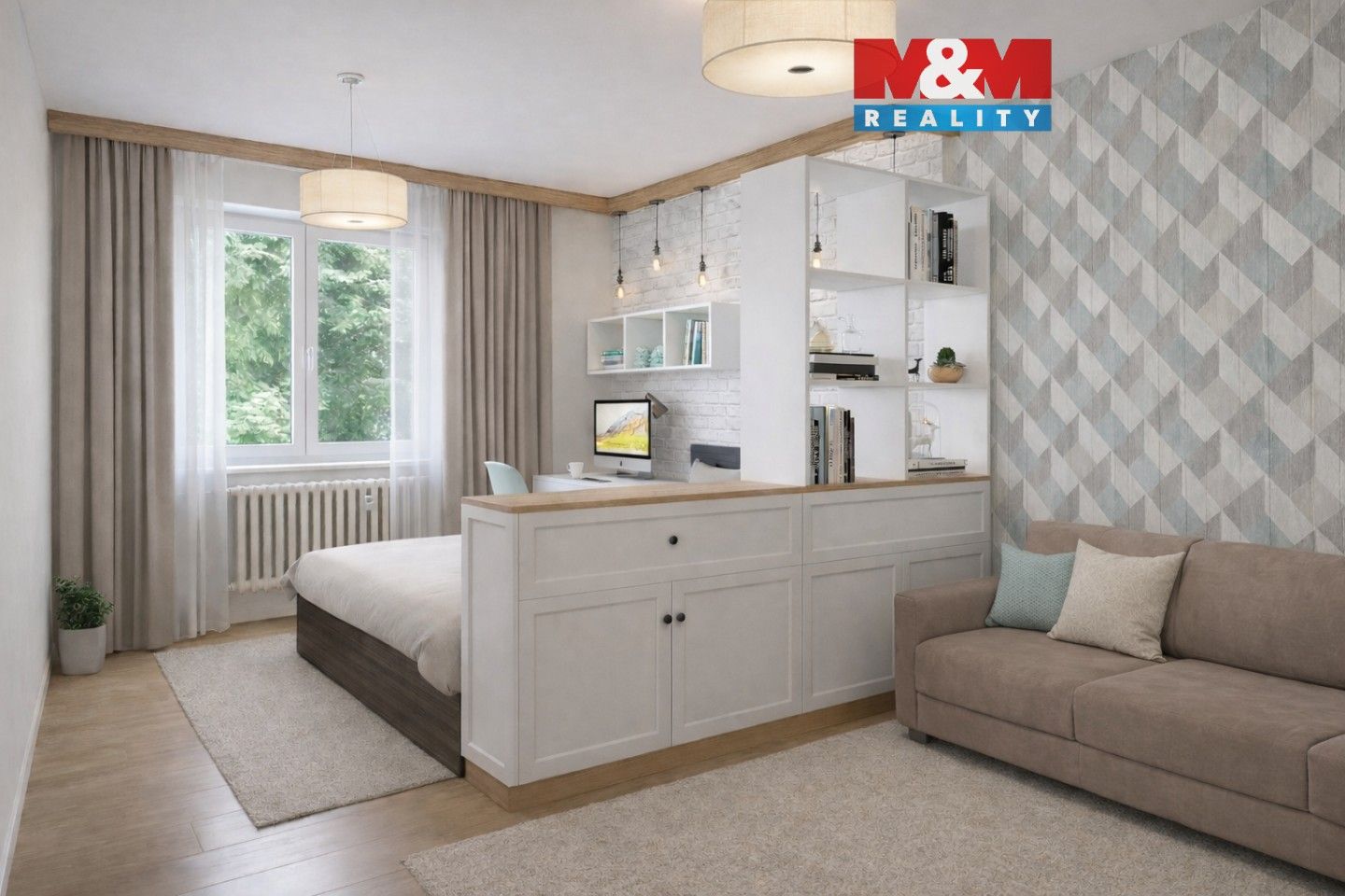 1+1, Rýmařovská, Praha, 35 m²