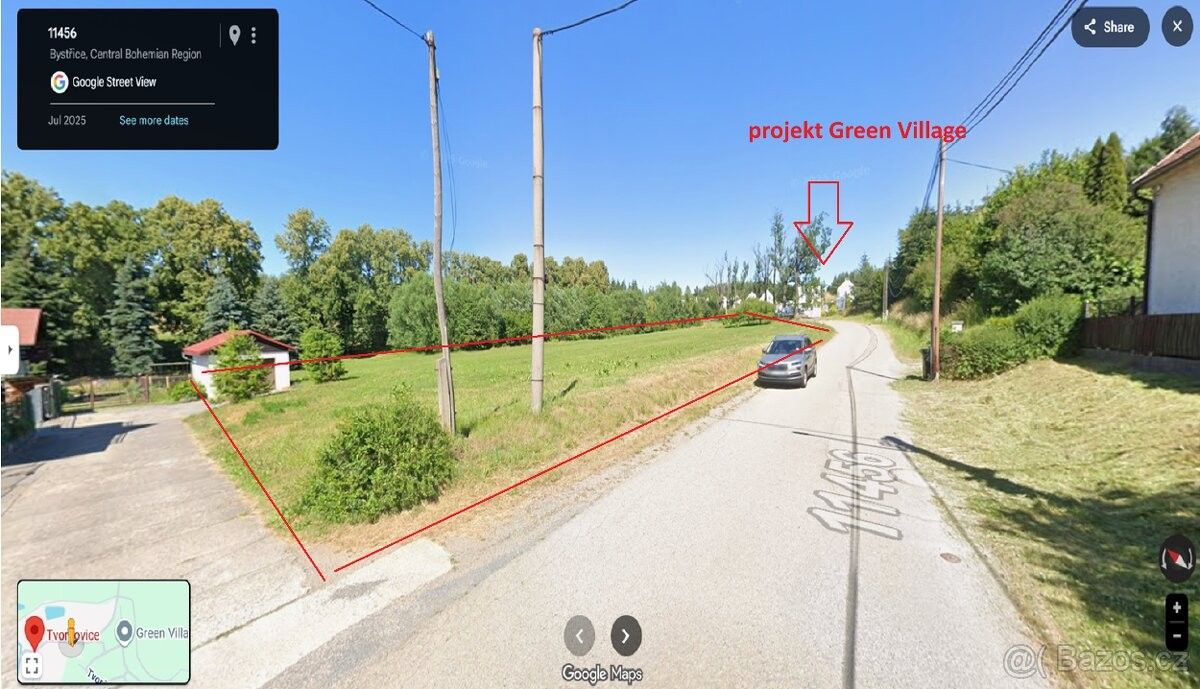 Pronájem pozemek pro bydlení - Benešov u Prahy, 256 01