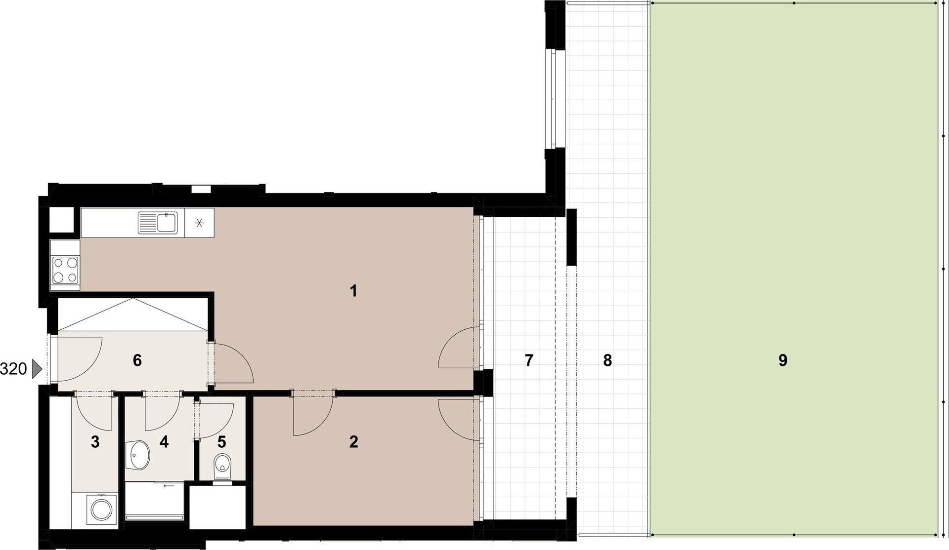 Prodej byt 2+kk - Poděbradská,Hloubětín,Praha, 52 m²
