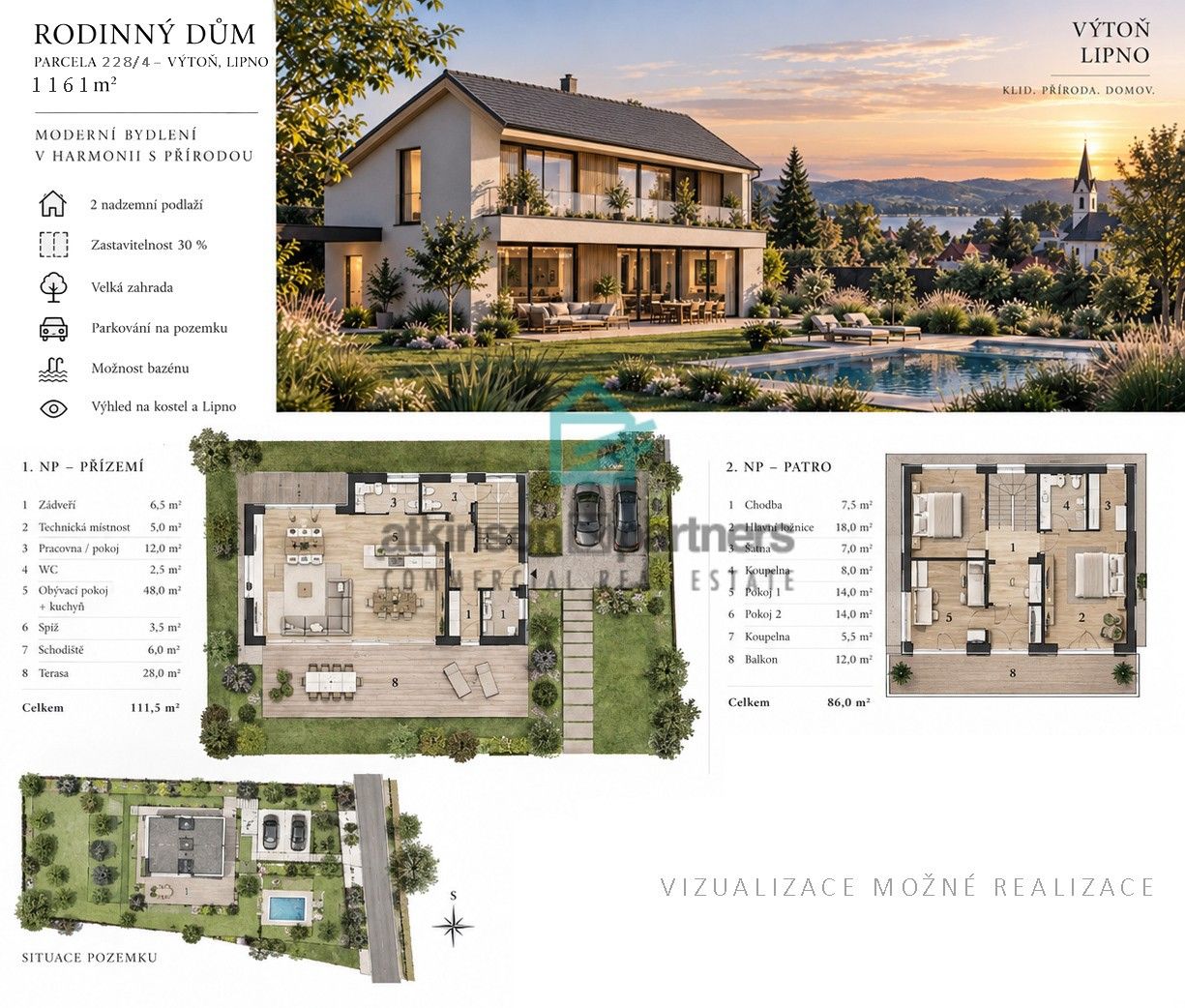 Pozemek pro bydlení · 1 161 m² · Přední Výtoň - 3
