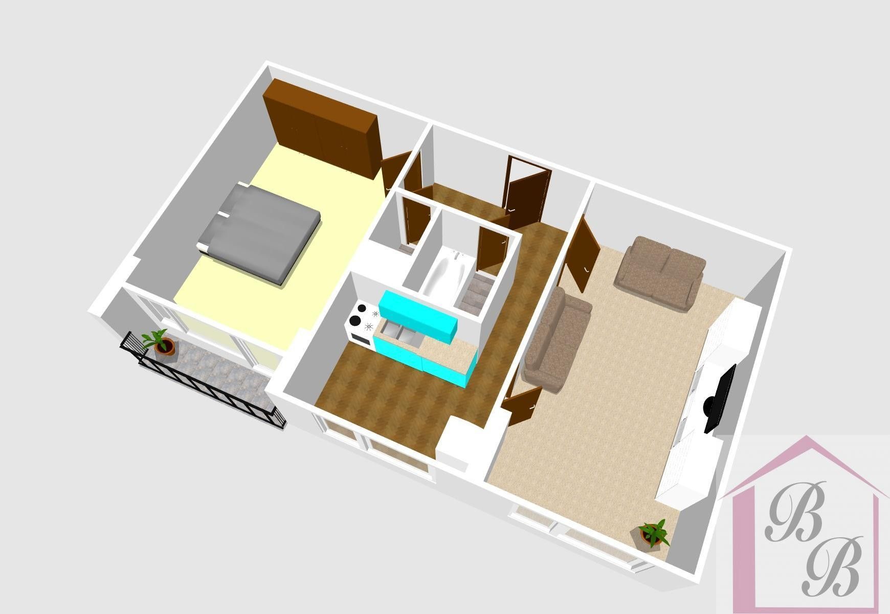 2+1, Jana Palacha, Mladá Boleslav, 63 m²