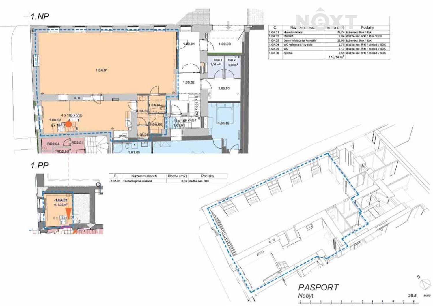 Pronájem kancelář - Masarykova, Hluboká nad Vltavou, 123 m²