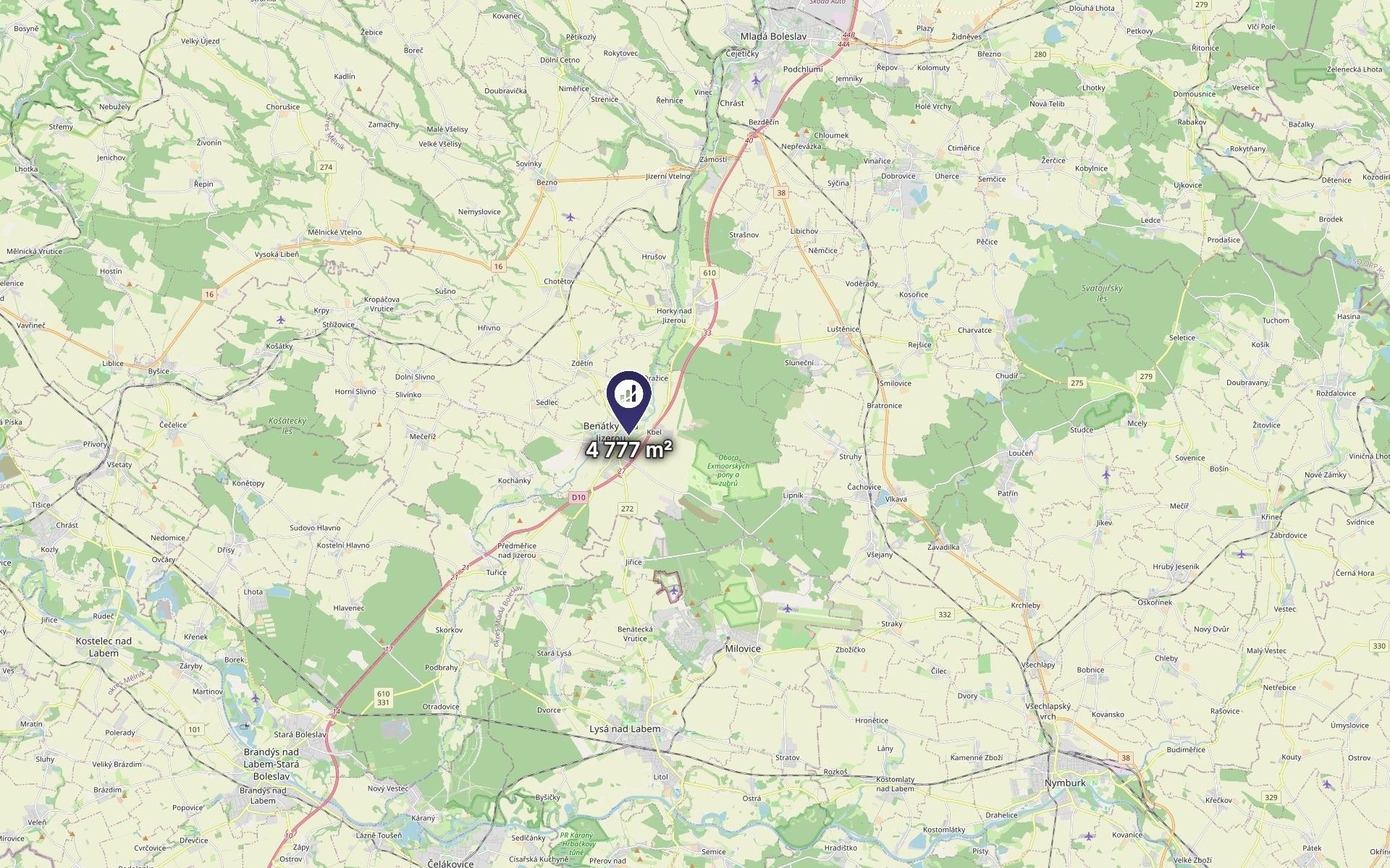 Zemědělský pozemek · 4 777 m² · Benátky nad Jizerou - 3
