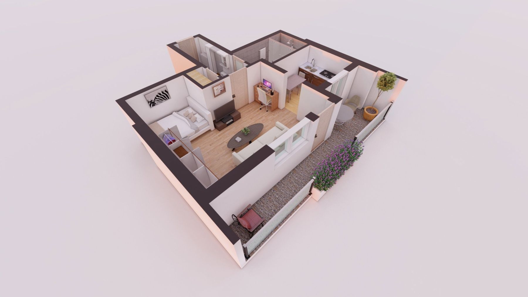 Byt 1+kk · 42 m² · Albert-Schweitzer-Str.65 München Neuperlach Bayern 81735 - 4