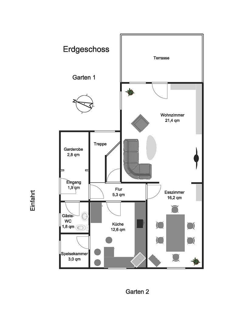Rodinné domy, Augsburg Firnhaberau Bayern 86169, 150 m² - 1