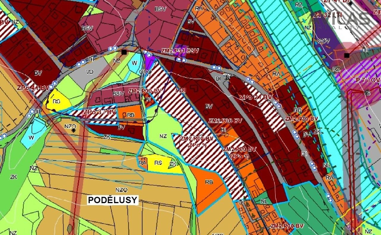 Pozemek pro bydlení · 891 m² · Podělusy, Týnec nad Sázavou - 3