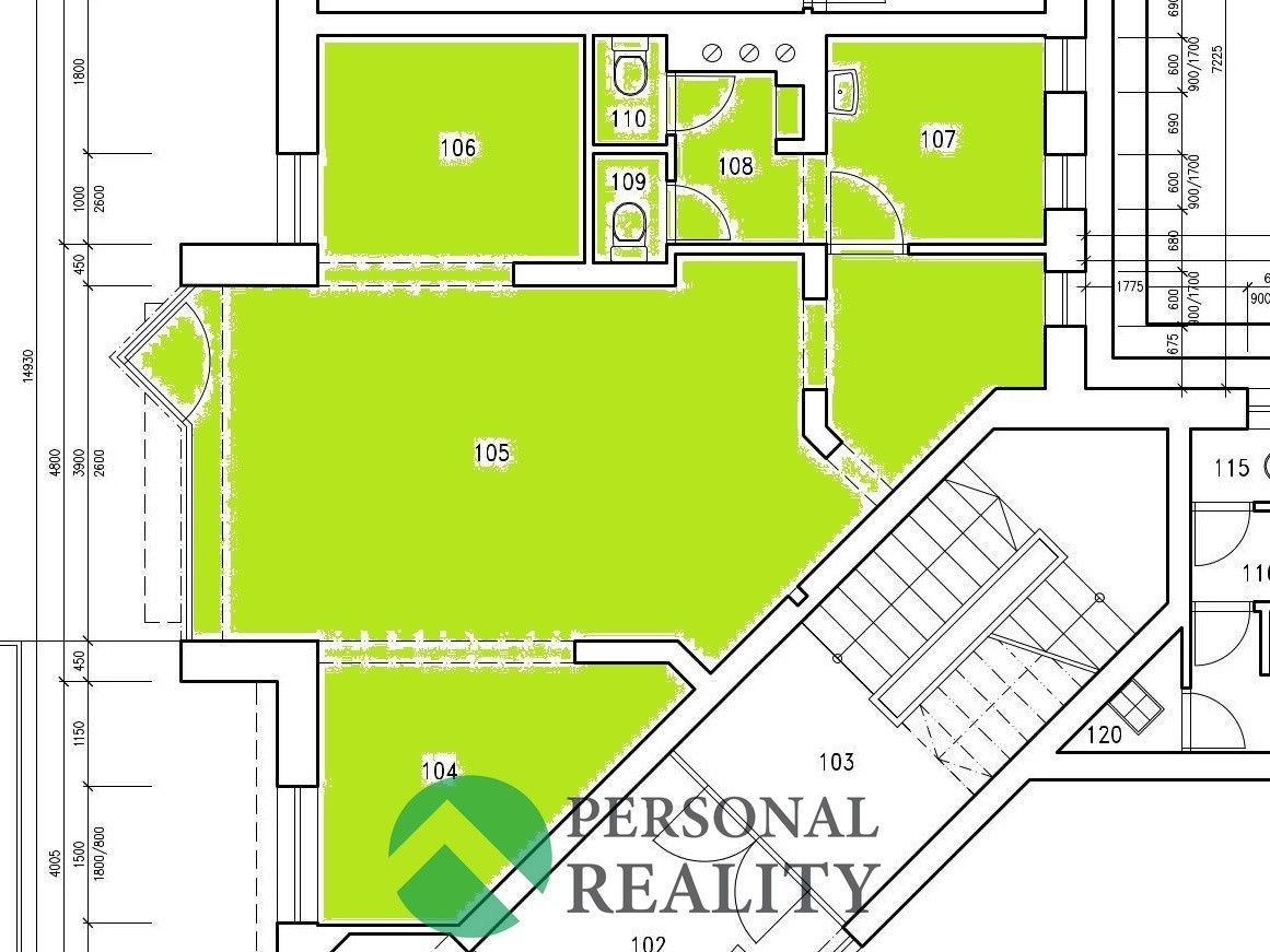 Pronájem kancelář - Tůmy Přeloučského, Přelouč, 60 m²