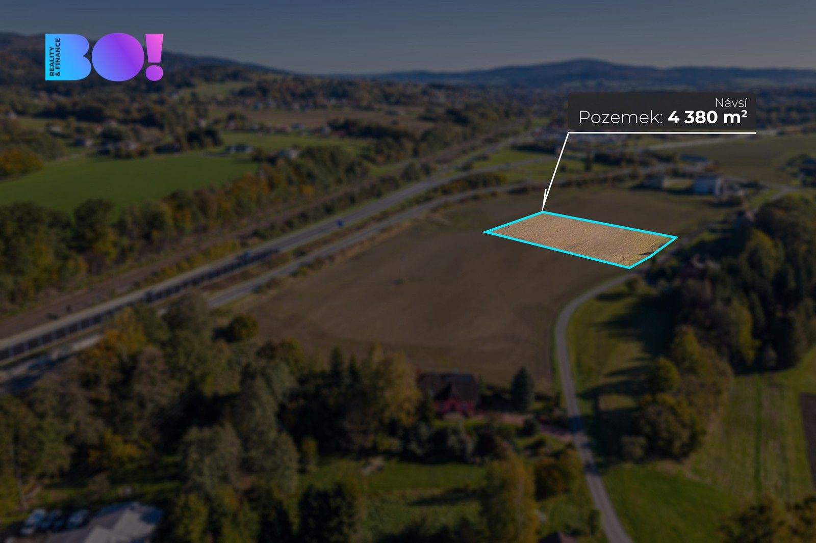 Komerční pozemek · 4 380 m² · Návsí - 3